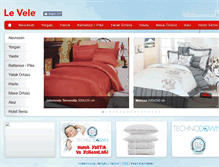 Tablet Screenshot of le-vele.com